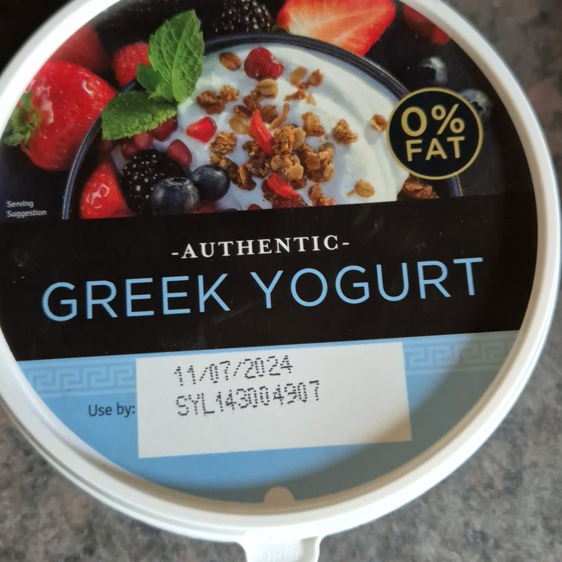 Fotografie - Authentic- Greek yogurt 0%fat