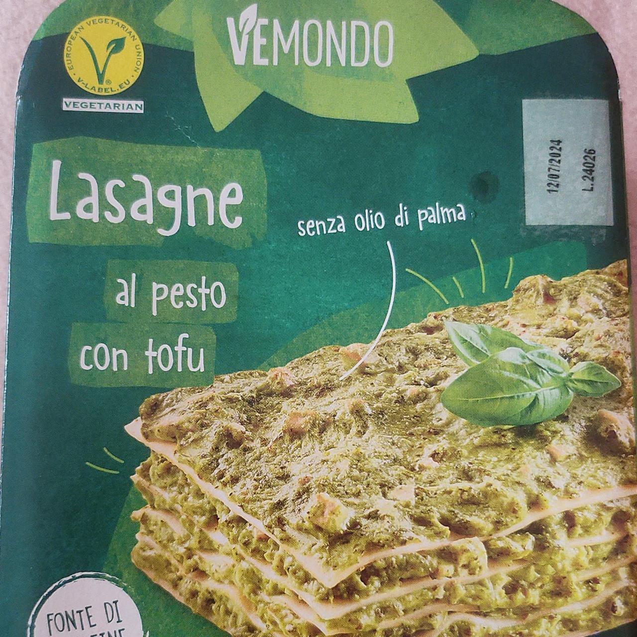 Fotografie - Lasagne al pesto con tofu Vemondo