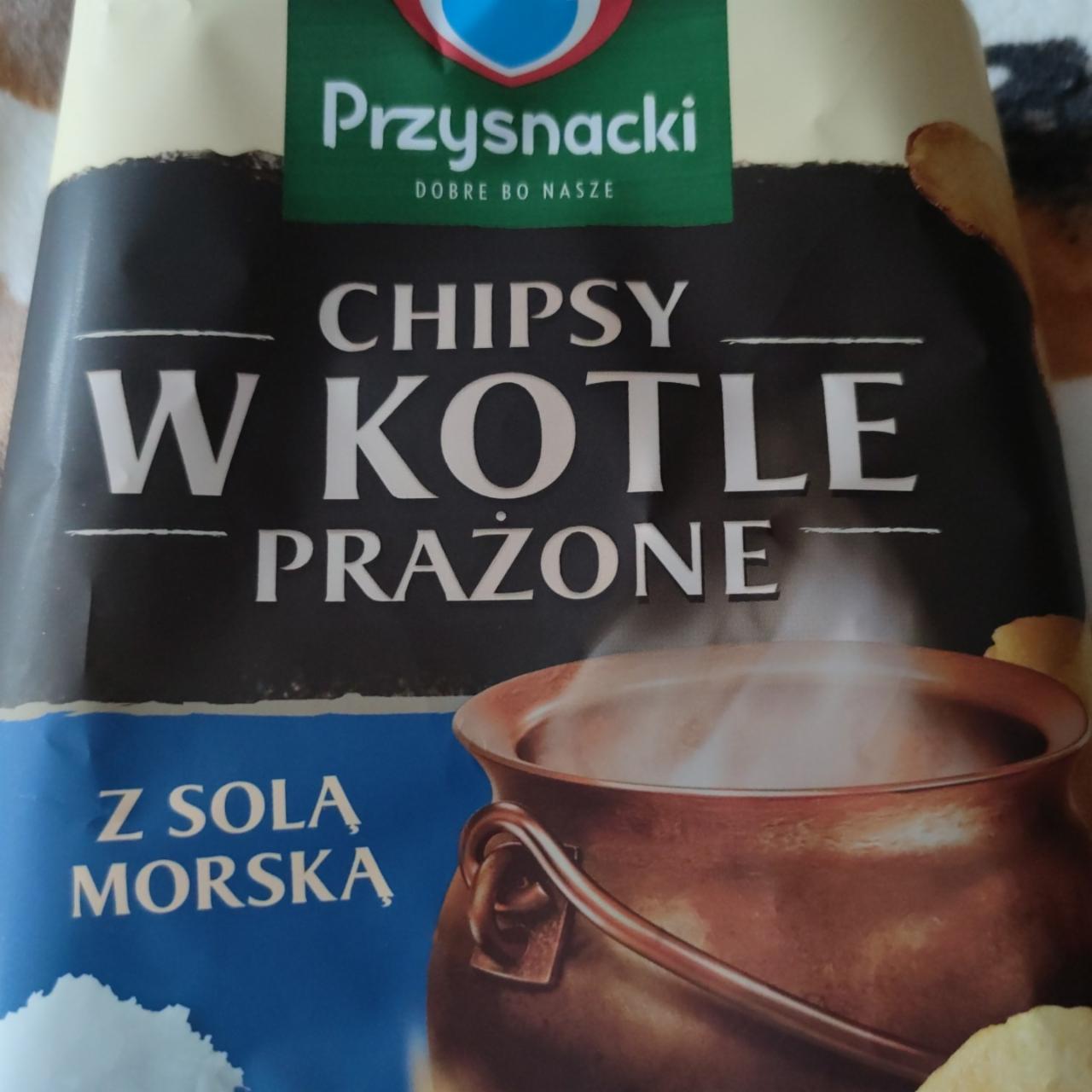 Fotografie - Chipsy w kotle praźone z sóla morska Przysnacki