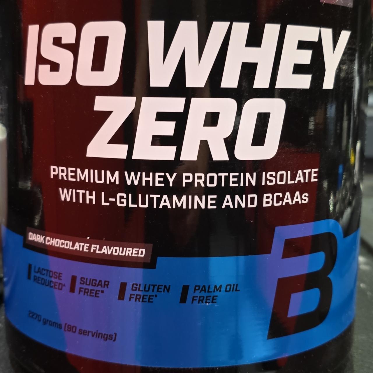 Fotografie - ISO whey zero dark chocolate flavoured BioTechUSA