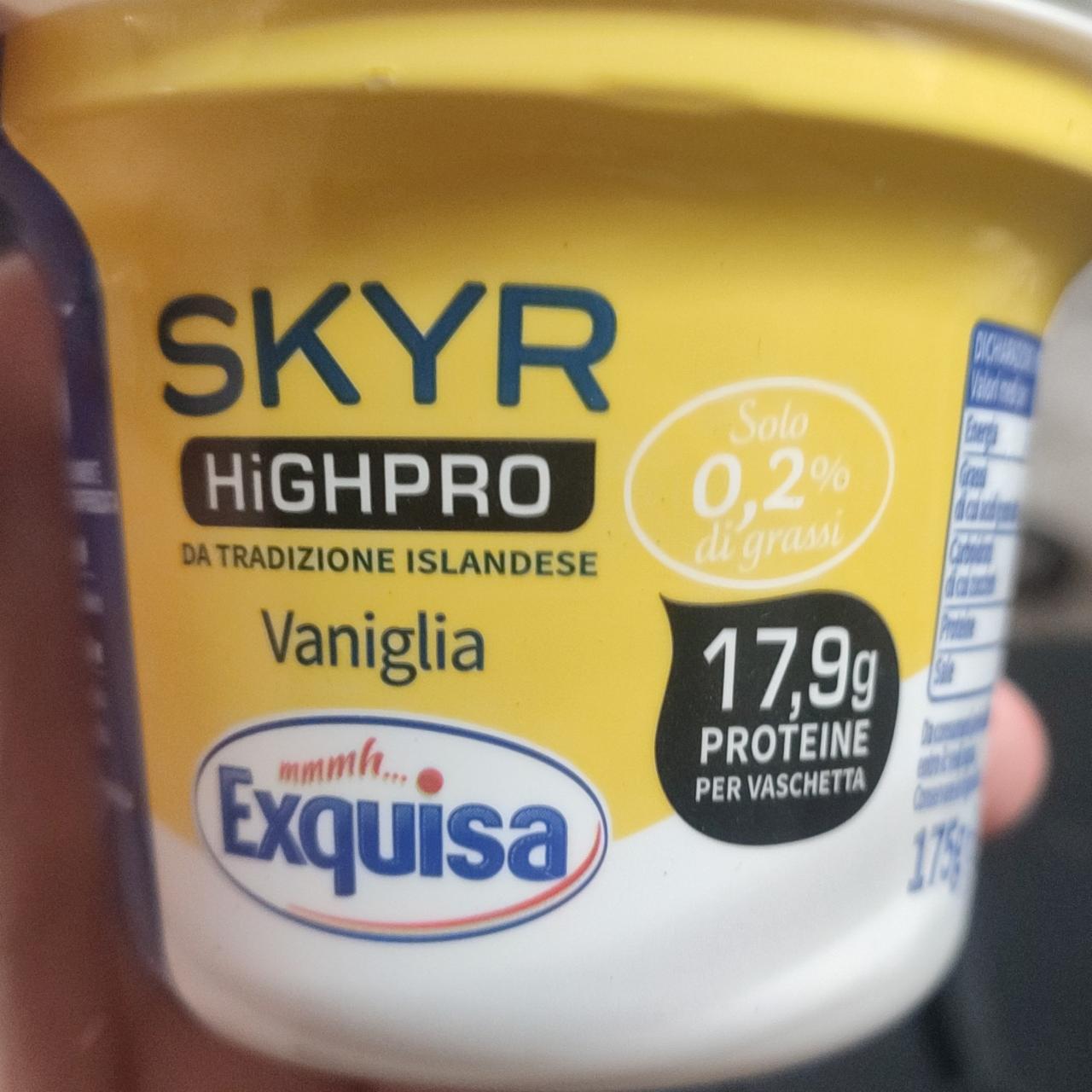 Fotografie - Skyr HighPro Vaniglia Exquisa