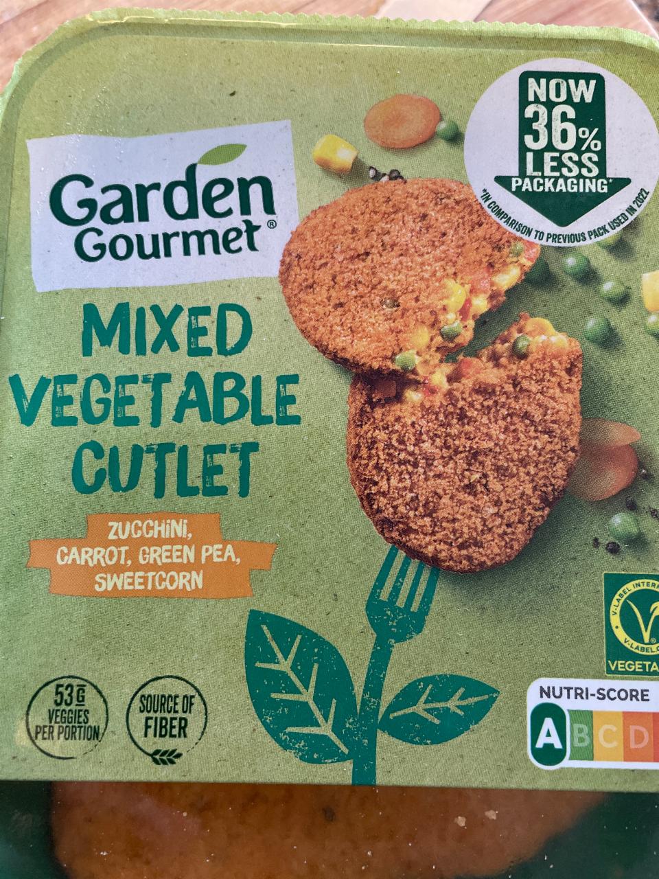 Fotografie - Mixed Vegetable Cutlet Garden Gourmet