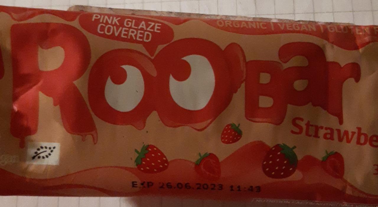 Fotografie - Organic Pink Glaze Covered Strawberry Bar RooBar