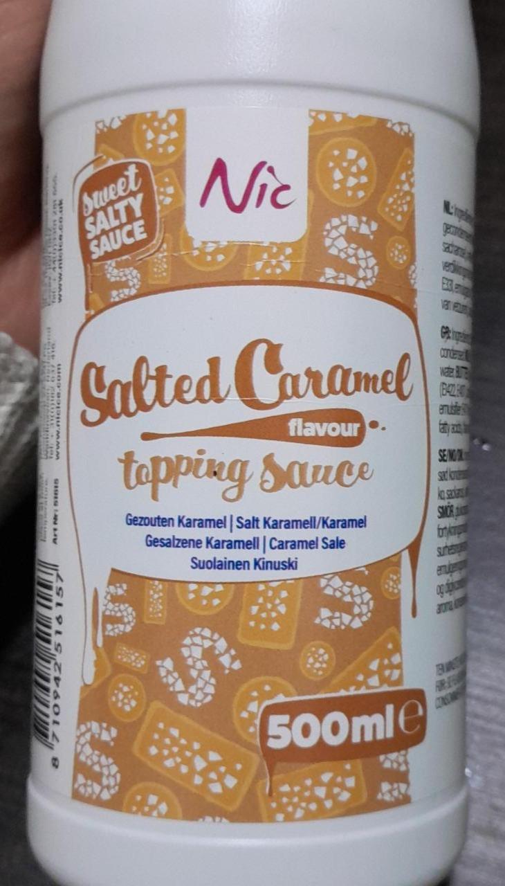 Fotografie - Salted Caramel flavour topping sauce Nic