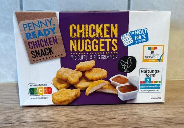 Fotografie - Chicken Nuggets mit curry & süß sauer dip Penny Ready