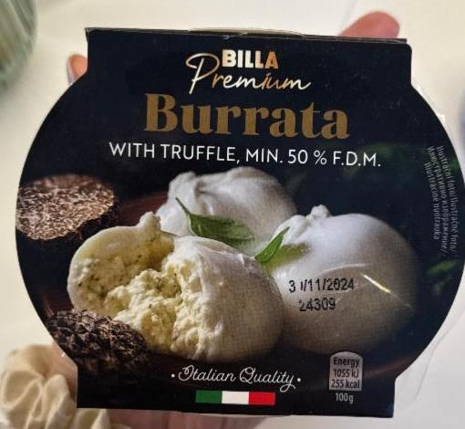 Fotografie - Burrata with truffle Billa Premium