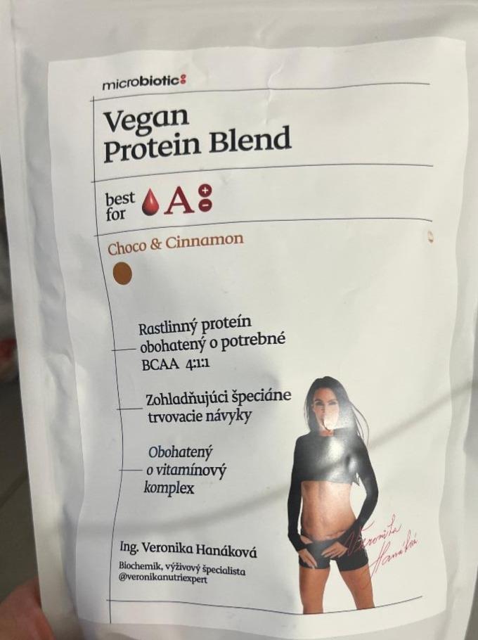 Fotografie - Vegan Protein Blend Choco & Cinnamon microbiotic