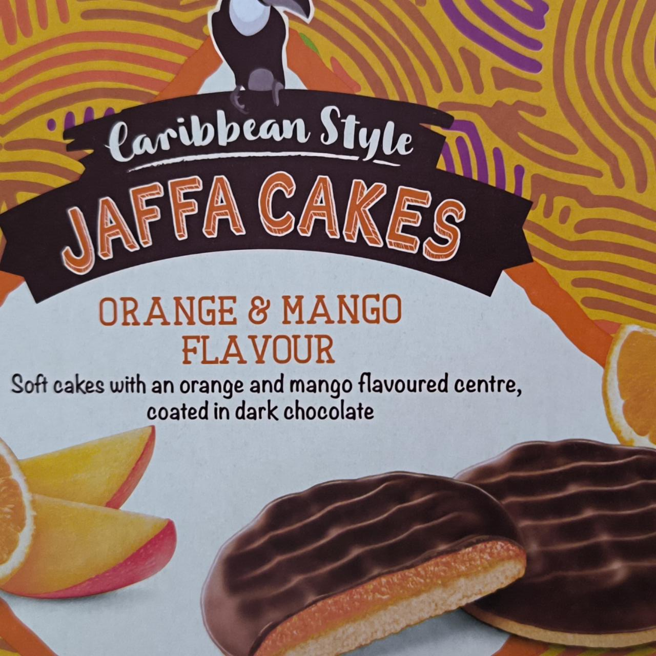 Fotografie - Jaffa cakes orange & mango flavour Caribbean Style