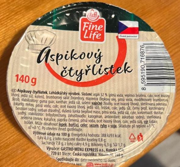 Fotografie - Aspikový Čtyřlístek Fine Life