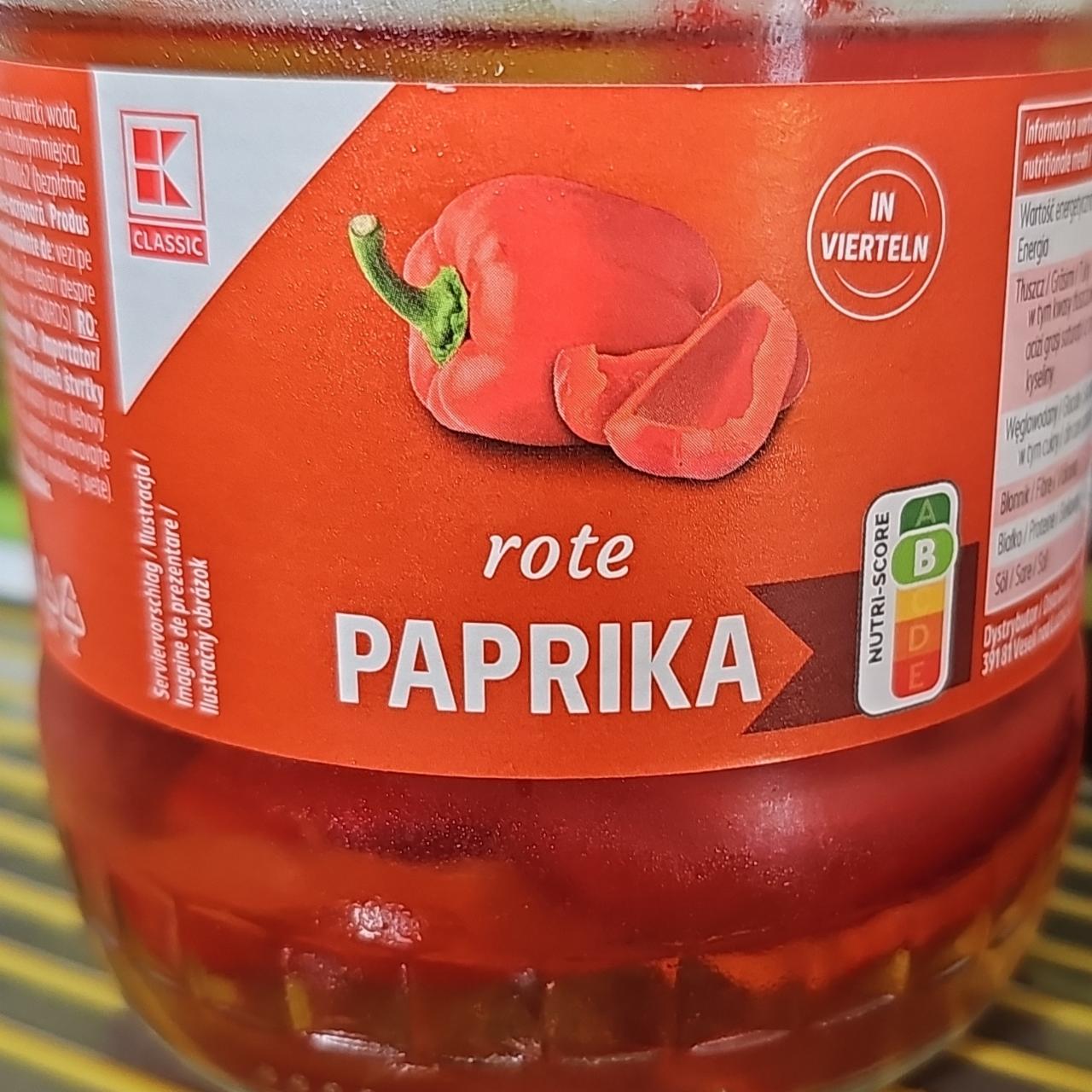 Fotografie - rote Paprika K-Classic