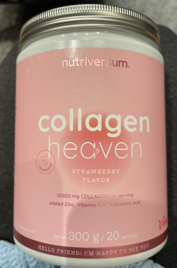 Fotografie - Collagen heaven Strawberry flavor nutriversum