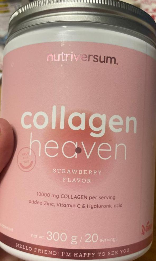 Fotografie - Collagen heaven Strawberry flavor nutriversum