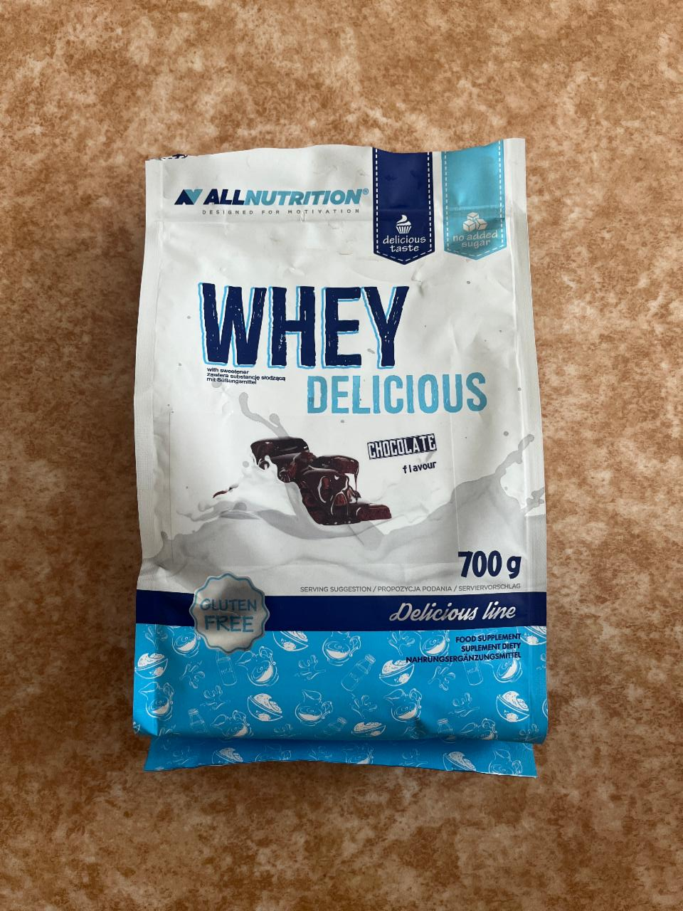 Fotografie - Whey Delicious Chocolate Allnutrition