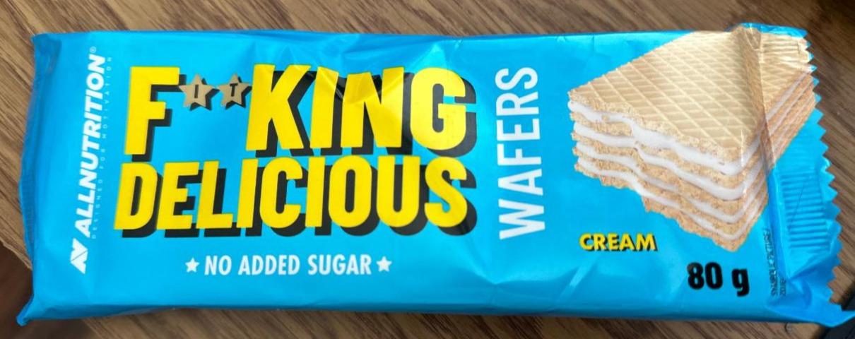 Fotografie - F**King Delicious Wafers Cream Allnutrition