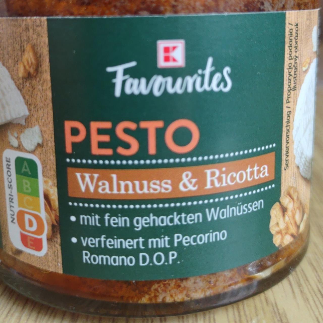 Fotografie - Pesto Walnuss & Ricotta K-Favourites