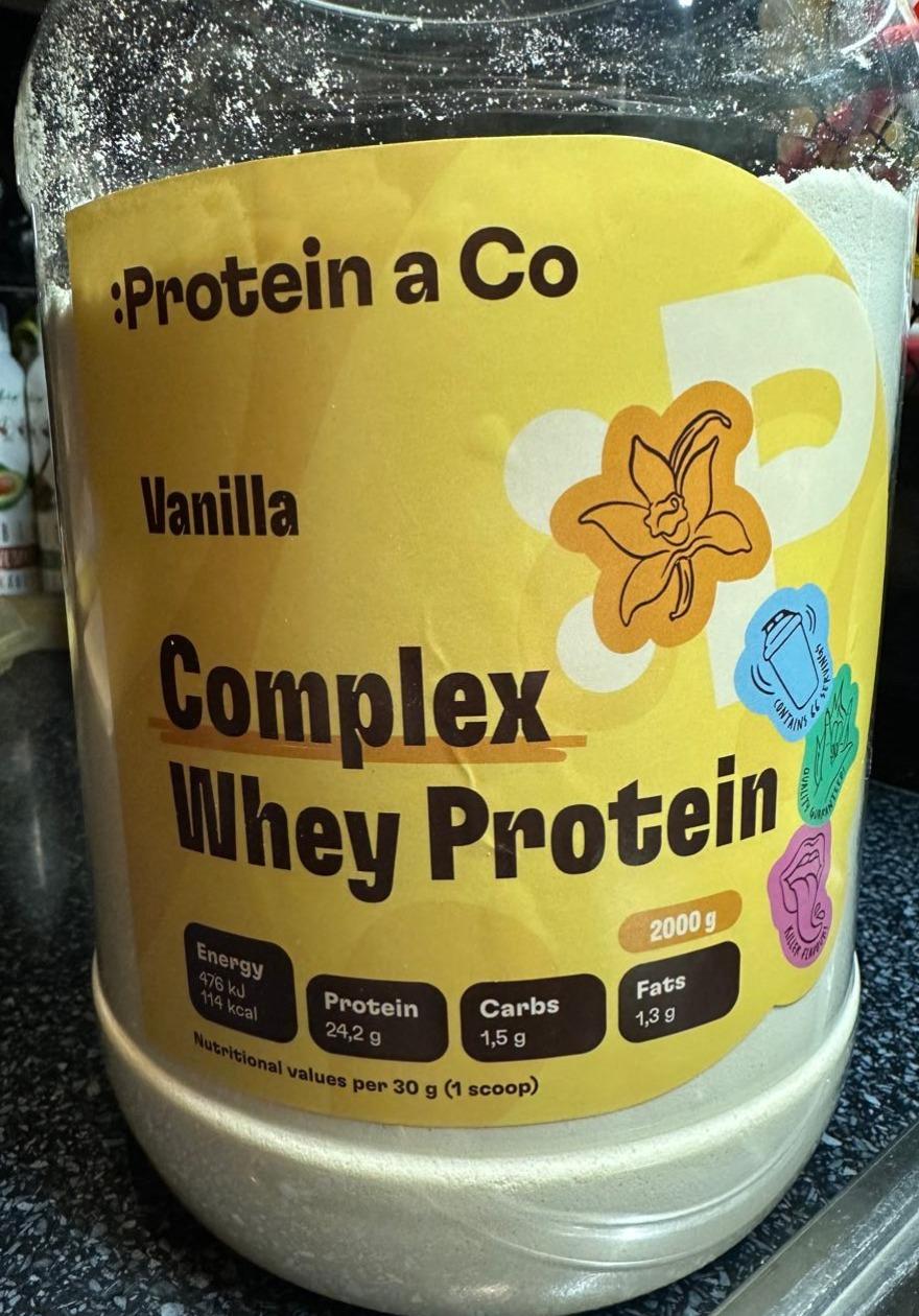 Fotografie - Complex Whey Protein Vanilla Protein a Co