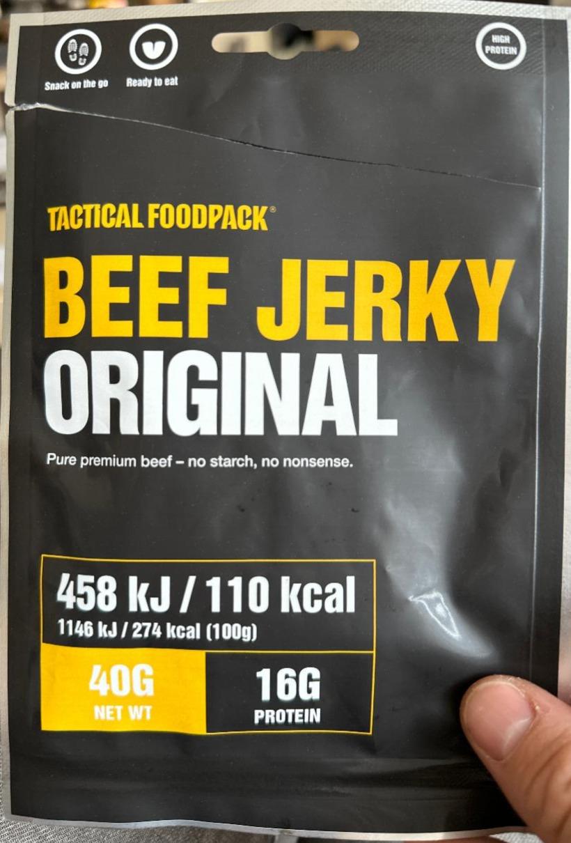 Fotografie - Beef Jerky Original Tactical Foodpack