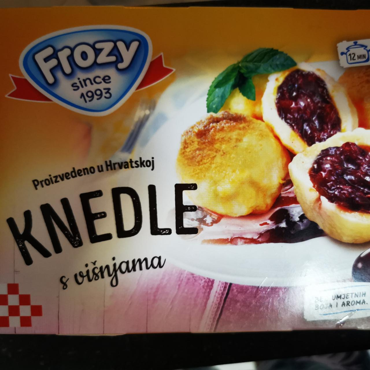 Fotografie - Knedle s višnjama Frozy