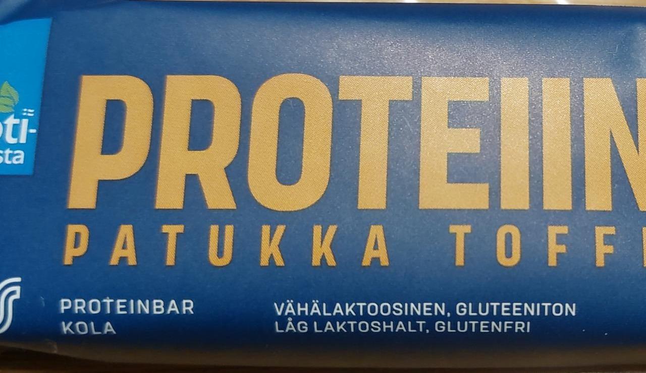 Fotografie - Proteiini patukka toffee Kotimaista