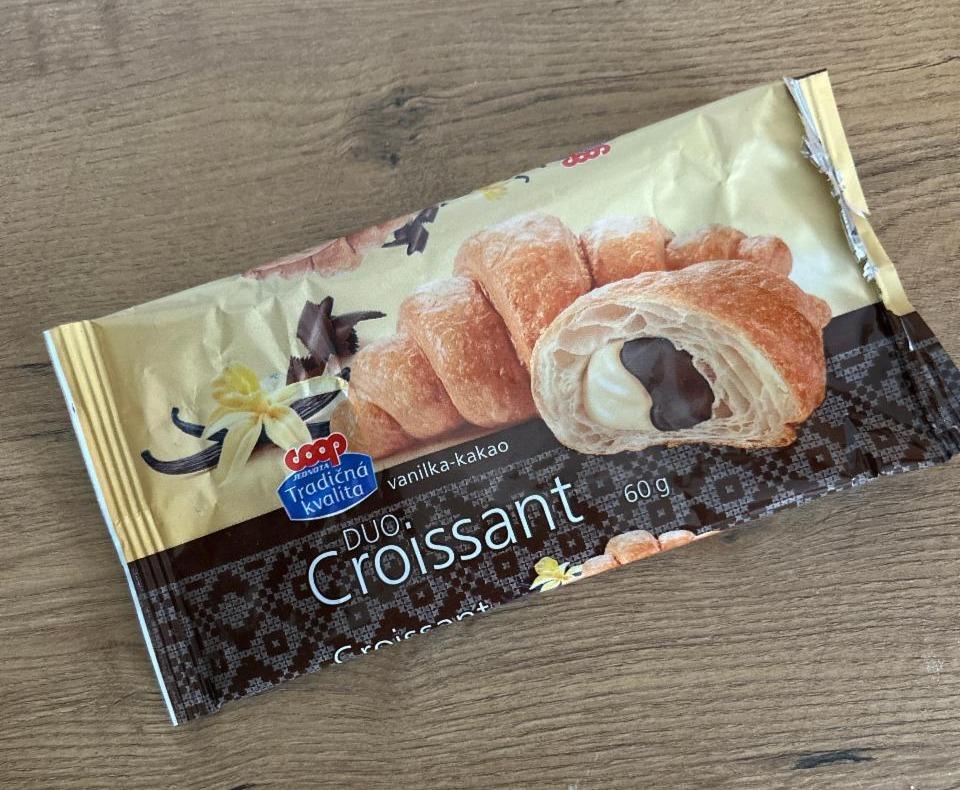 Fotografie - Duo Croissant Vanilka-kakao Coop Tradičná kvalita