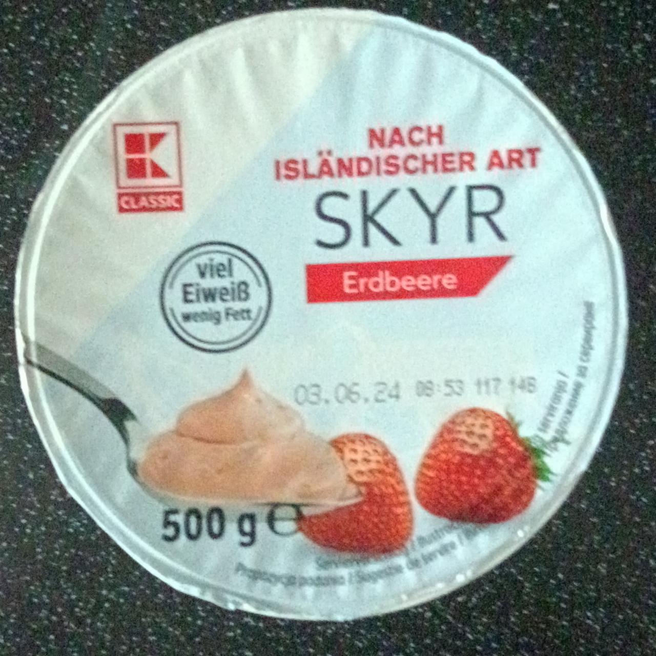 Fotografie - Skyr Nach Isländischer Art Erdbeere K-Classic