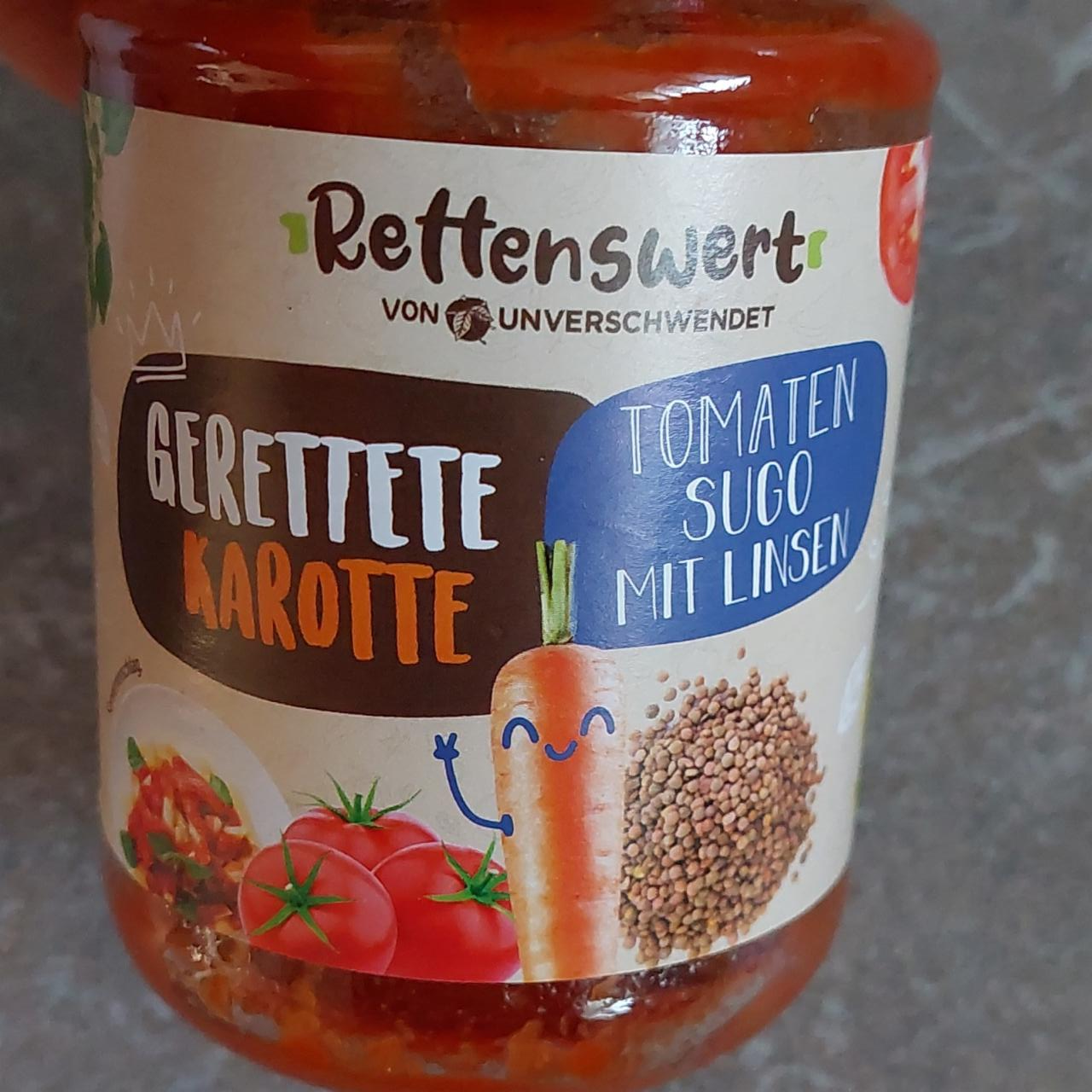 Fotografie - Tomaten Sugo Gerettete Linse und Karotte Rettenswert