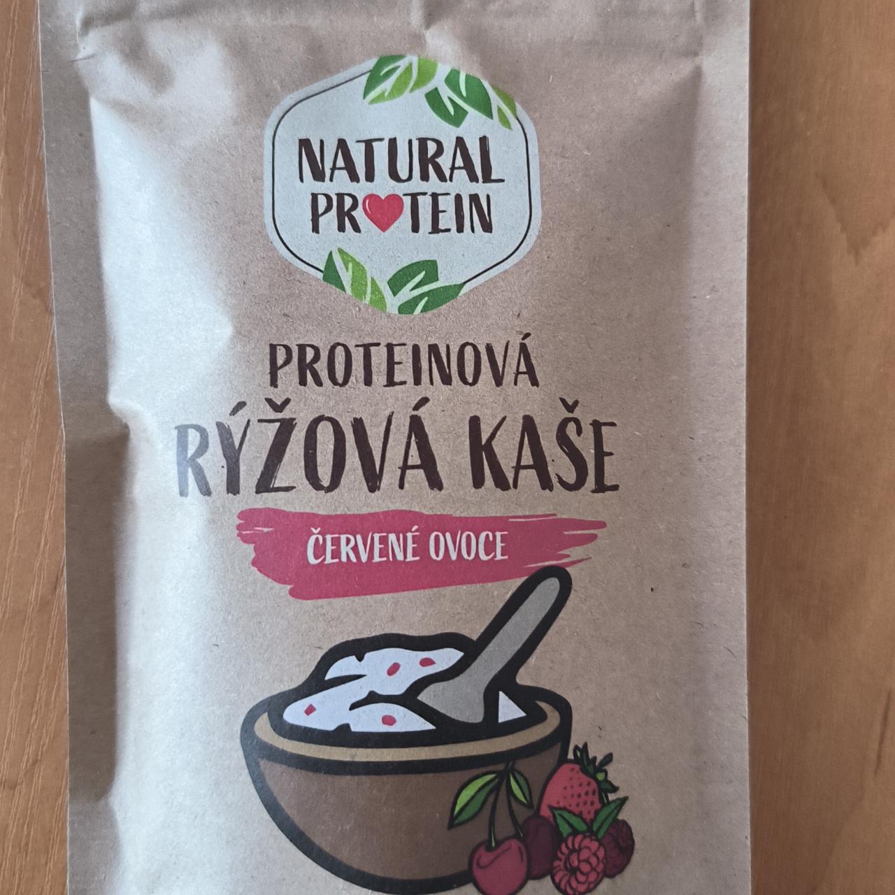 Fotografie - Proteinová rýžová kaše Červené ovoce Natural protein