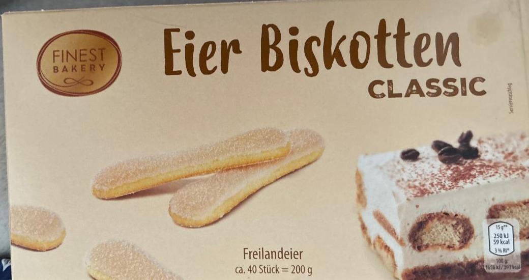 Fotografie - Eier Biskotten Classic Finest Bakery