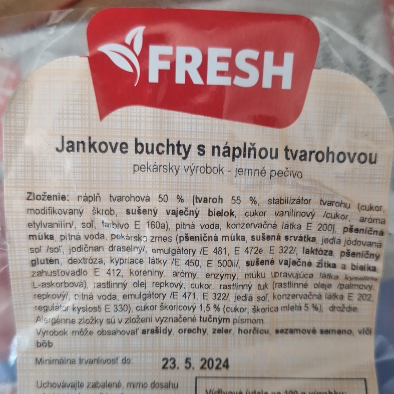 Fotografie - Jankove buchty s náplňou tvarohovou Fresh