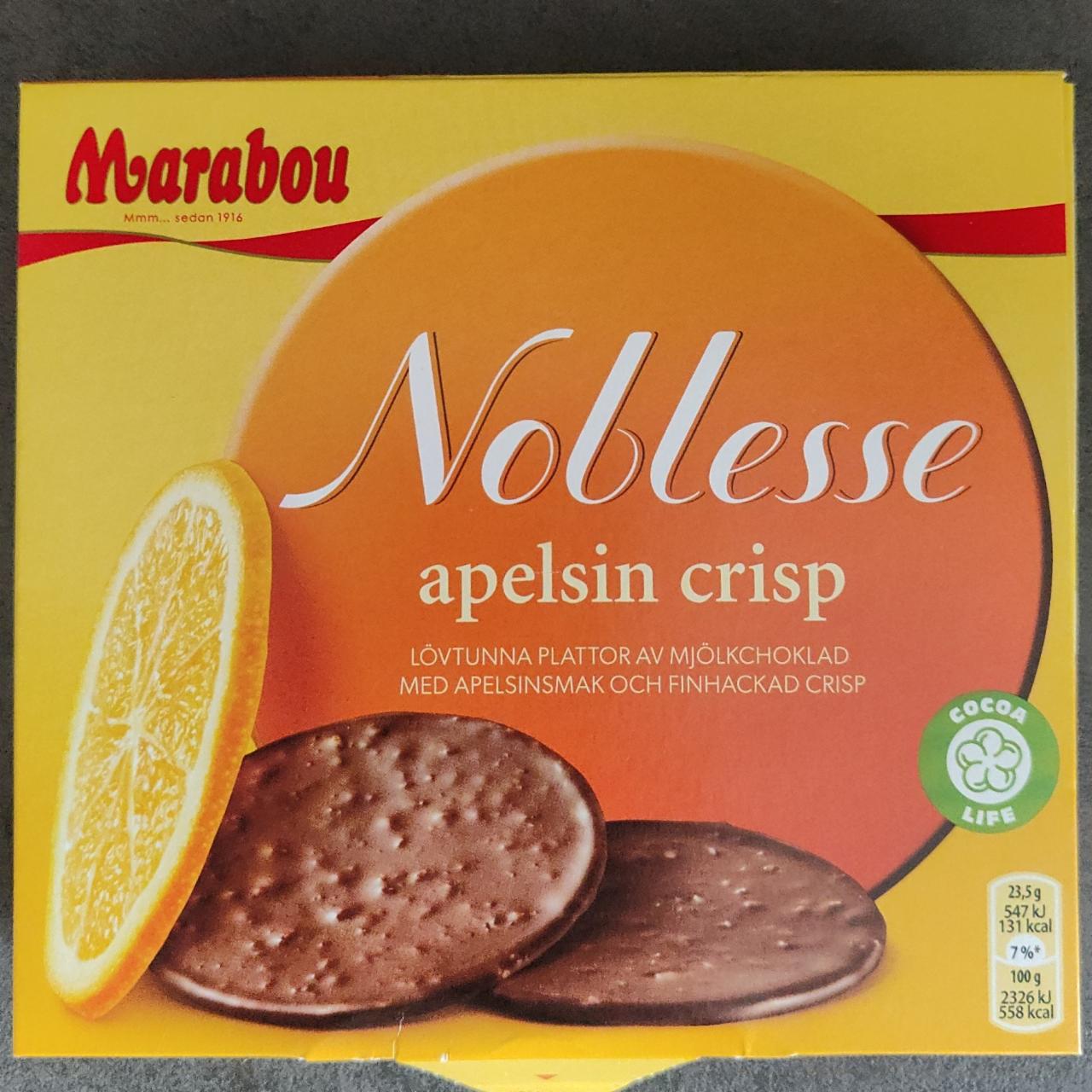 Fotografie - Noblesse apelsin criso Marabou