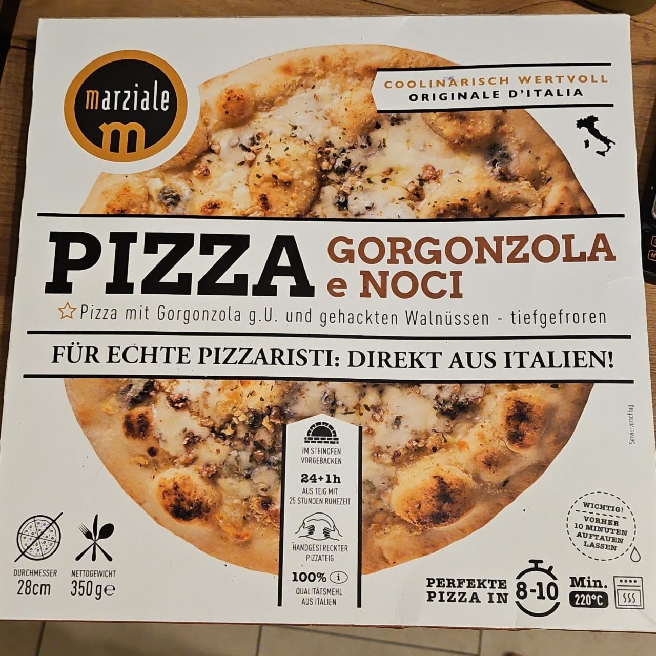 Fotografie - Pizza Gorgonzola e Noci marziale