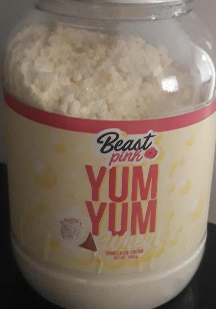 Fotografie - Yum yum whey vanilla ice cream Beast pink