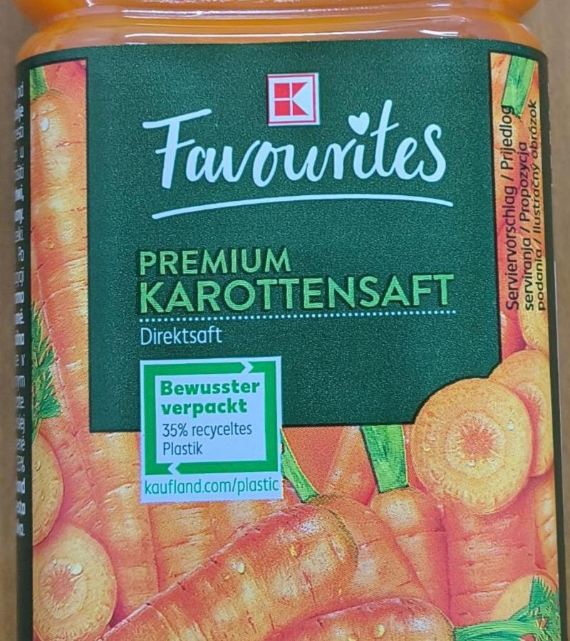 Fotografie - Premium Karottensaft K-Favourites