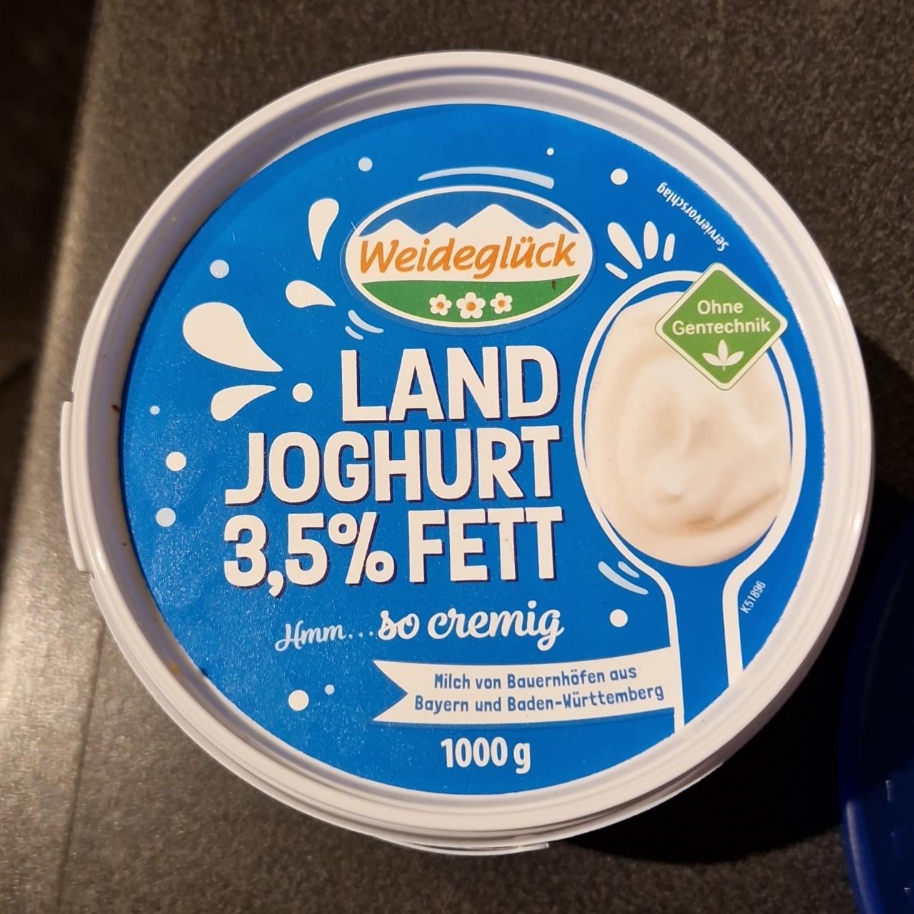 Fotografie - Landjoghurt mild 3,5% Fett Weideglück