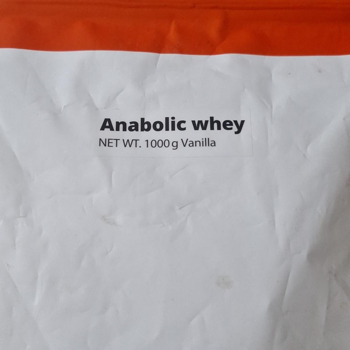 Fotografie - Anabolic Whey Vanilla GymBeam