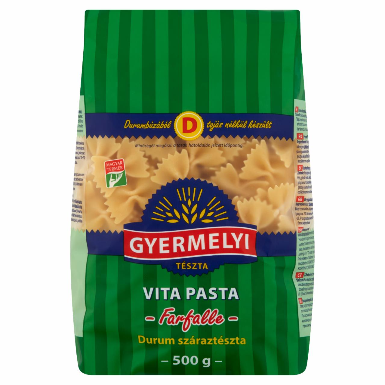 Fotografie - Gyermelyi Vita Pasta Farfalle