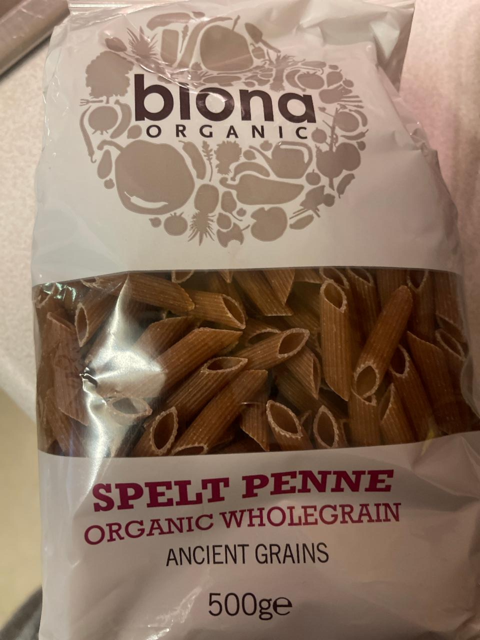 Fotografie - Spelt PENNE organic wholegrain BIONA