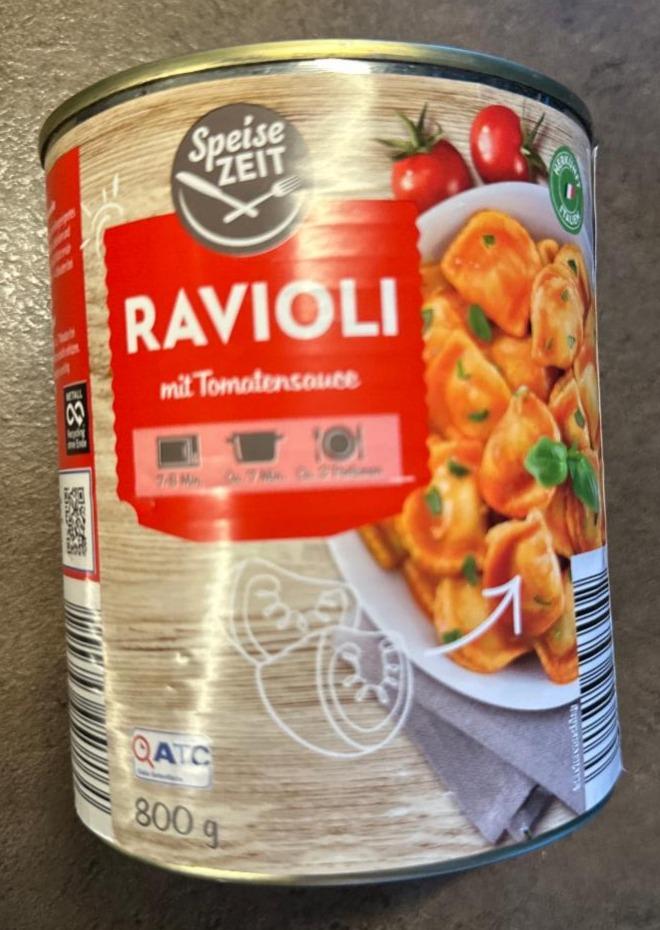 Fotografie - Ravioli mit Tomatensauce Speise ZEIT