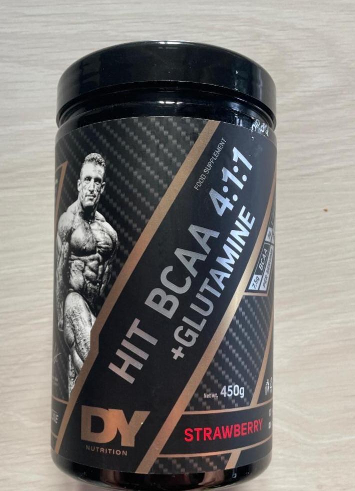 Fotografie - HIT BCAA 4:1:1 +Glutamine Strawberry DY