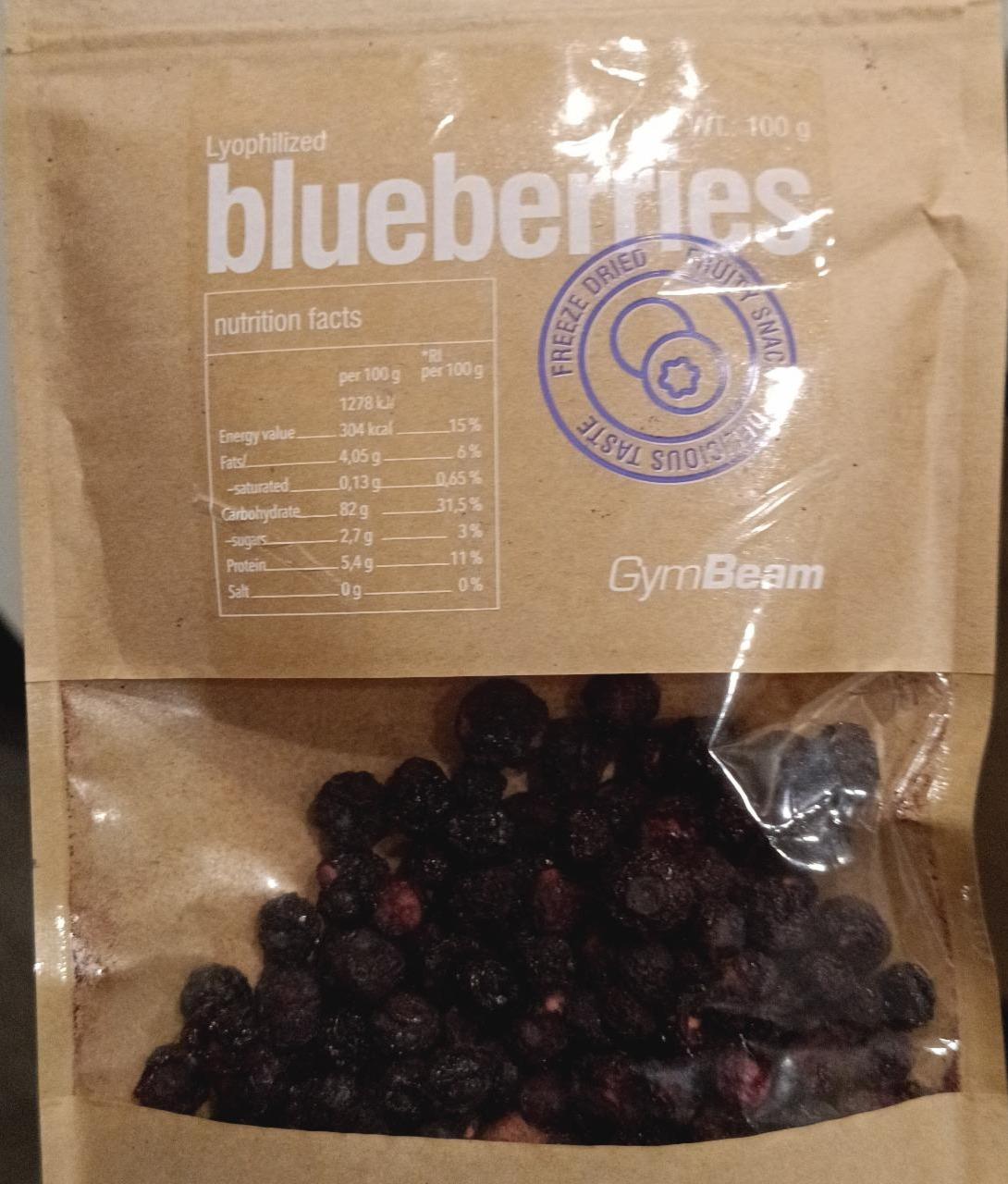 Fotografie - Lyophilized blueberries GymBeam