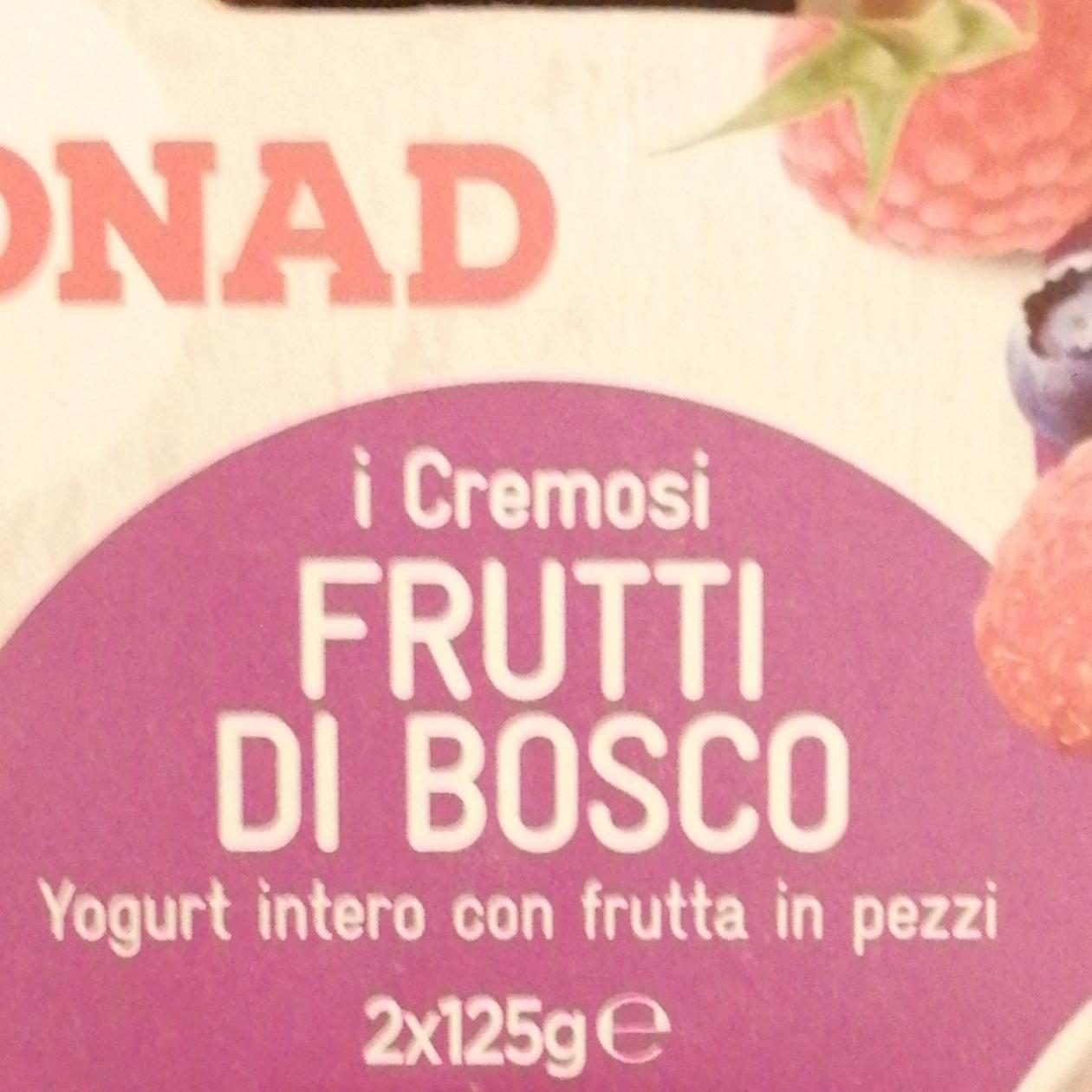 Fotografie - Frutti di bosco Yogurt Conad