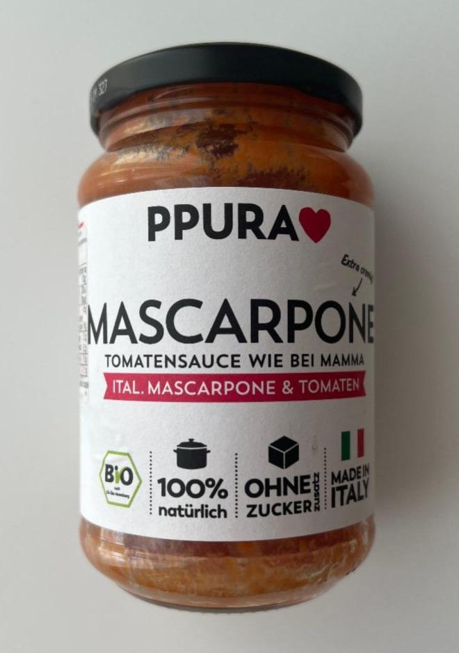 Fotografie - Mascarpone tomatensauce Ppura