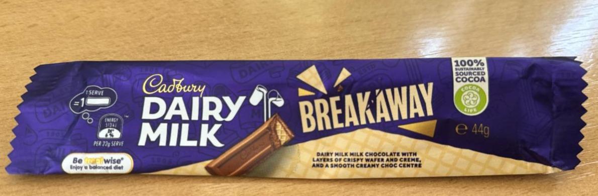 Fotografie - Breakaway Cadbury Dairy Milk