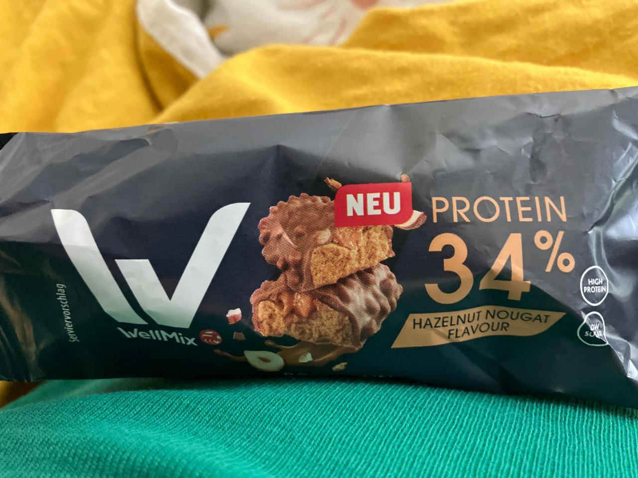 Fotografie - Protein bar hazelnut nougat WellMix