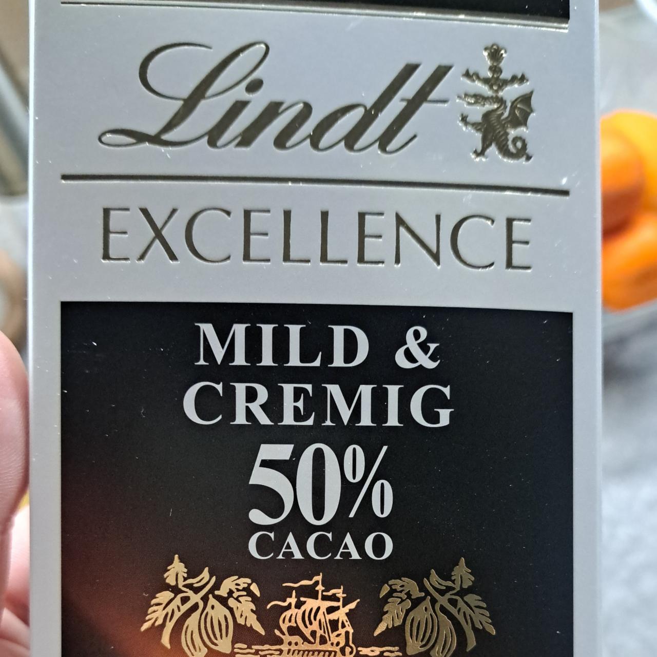 Fotografie - Mild & Cremig 50% Cacao Lindt Excellence