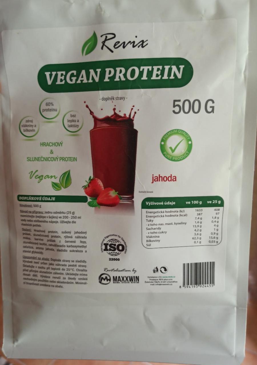 Fotografie - Revix Vegan Protein Jahoda Maxxwin