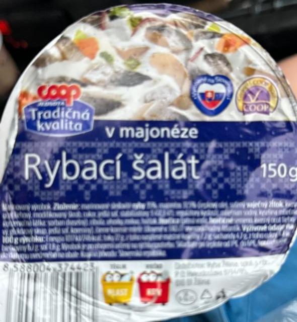 Fotografie - Rybací šalát v majonéze Coop