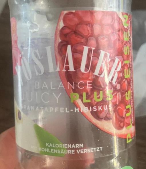 Fotografie - Balance Juicy Plus Granatapfel-Hibiskus Vöslauer