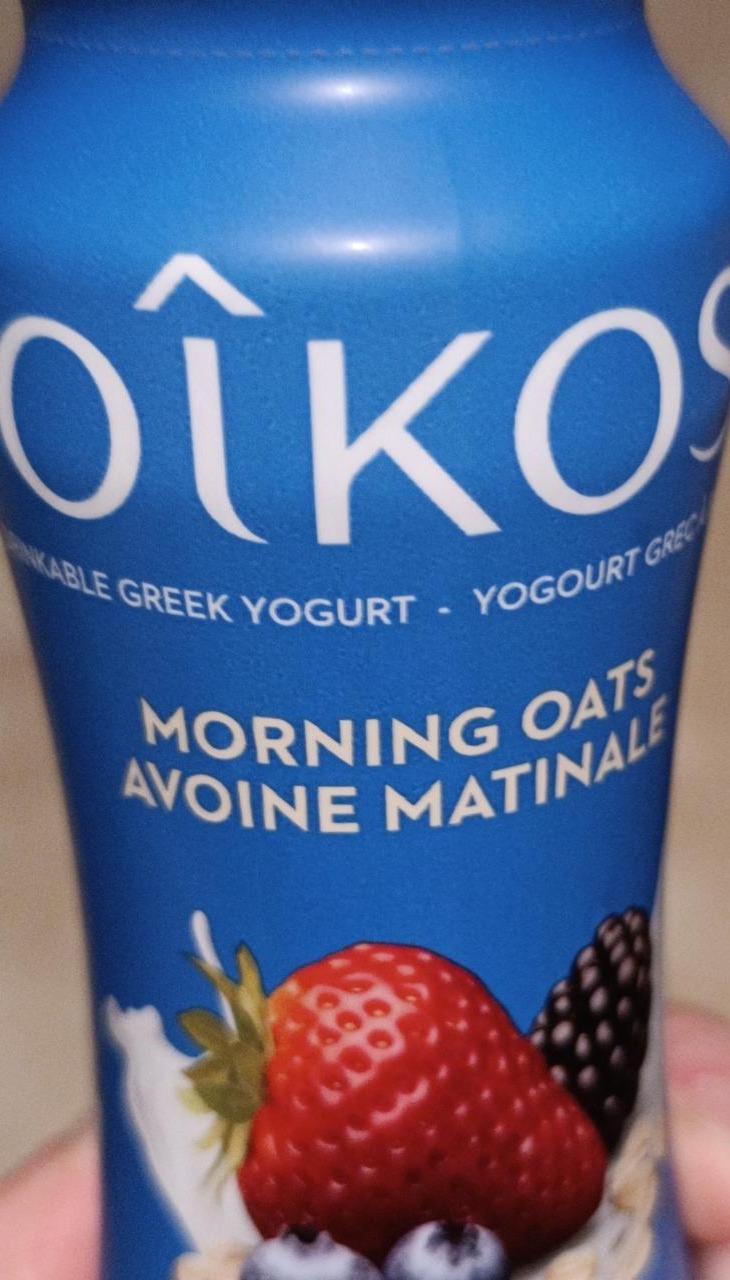 Fotografie - Drinkable Greek yogurt morning oats Oikos