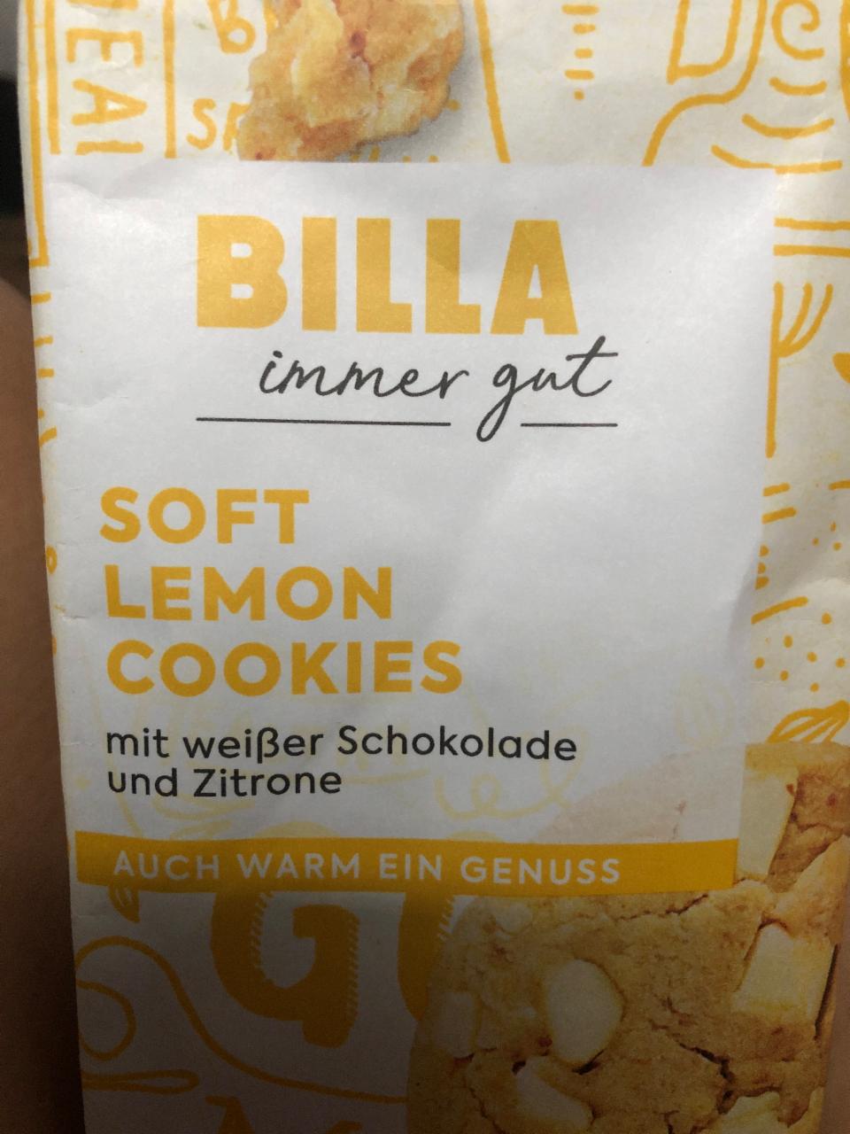 Fotografie - Soft Lemon Cookies Billa